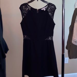 adorable black some lace dress